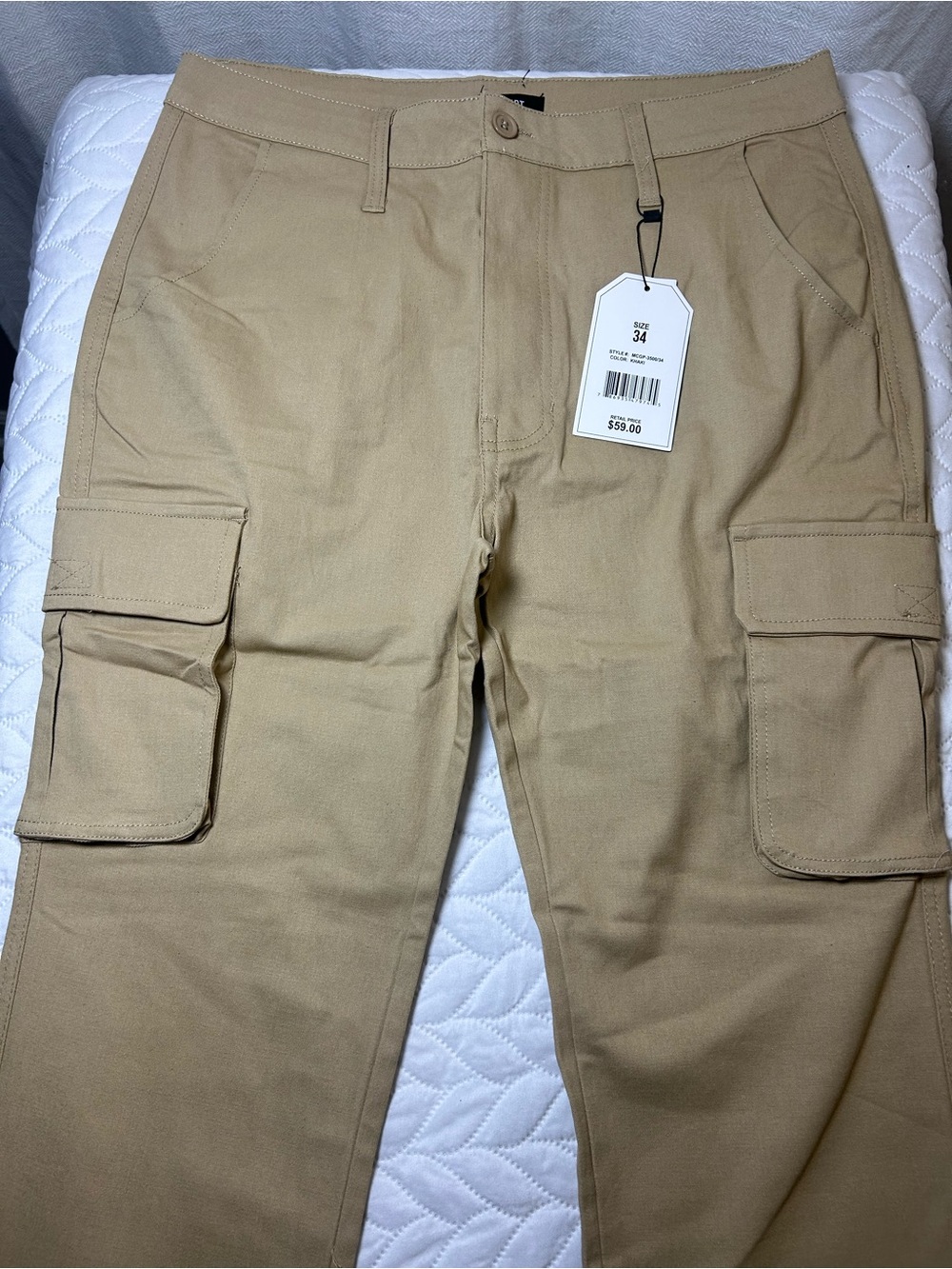 Men's Pants in Khaki - Size 34
